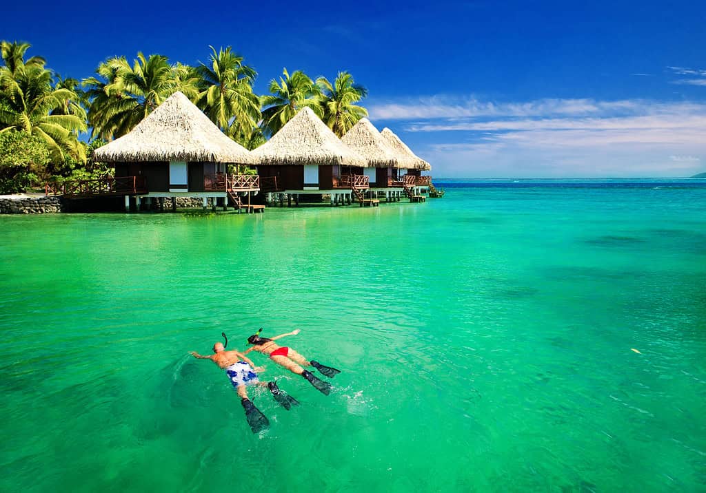 eco-friendly overwater villas